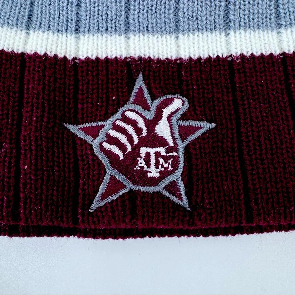 Texas A&M Aggies‎ Gray and Maroon Knit Beanie
